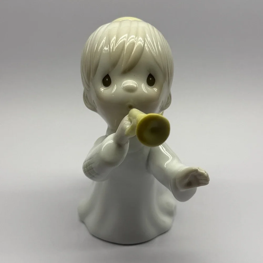 Vintage‎ Precious Moments Christmas Angel Tree Topper Figurine in Box 1991 Read